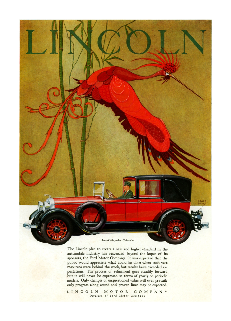 1928 Lincoln Auto Advertising